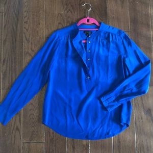 JCREW blue blouse!